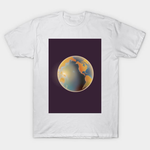 Planet earth T-Shirt by nickemporium1